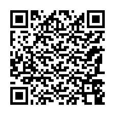 Kode QR untuk nomor Telepon +12187548945