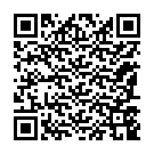 QR код за телефонен номер +12187549165