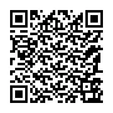 QR-koodi puhelinnumerolle +12187563141