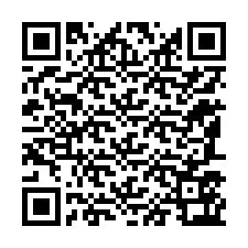 QR-code voor telefoonnummer +12187563142