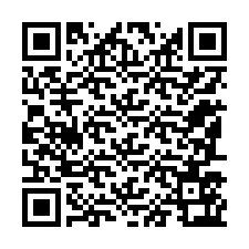 QR-Code für Telefonnummer +12187563573