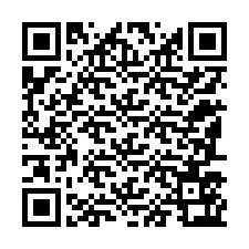 Código QR para número de telefone +12187563574