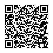 Codice QR per il numero di telefono +12187564717