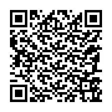 Código QR para número de teléfono +12187565108