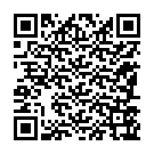 QR-koodi puhelinnumerolle +12187567232