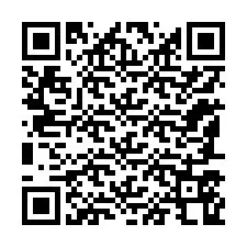 QR kód a telefonszámhoz +12187568085