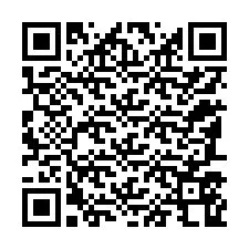 Codice QR per il numero di telefono +12187568148