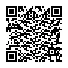 QR Code pour le numéro de téléphone +12187568482