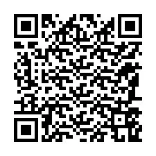 QR-koodi puhelinnumerolle +12187569212