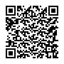 QR kód a telefonszámhoz +12187569213