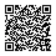 QR kód a telefonszámhoz +12187569820