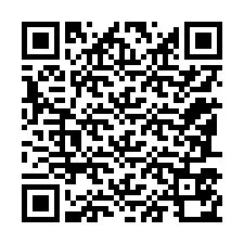 QR Code pour le numéro de téléphone +12187570079