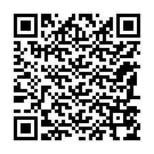 QR-code voor telefoonnummer +12187574215