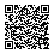 Código QR para número de telefone +12187574216