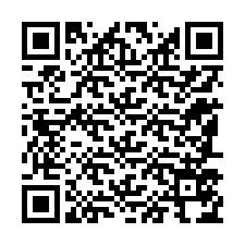 QR kód a telefonszámhoz +12187574692