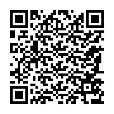 QR kód a telefonszámhoz +12187576786