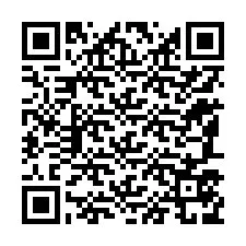 QR-код для номера телефона +12187579102