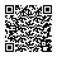 QR код за телефонен номер +12187580910