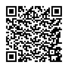 Codice QR per il numero di telefono +12187581156