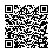 QR-koodi puhelinnumerolle +12187581230