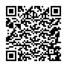 Codice QR per il numero di telefono +12187581547