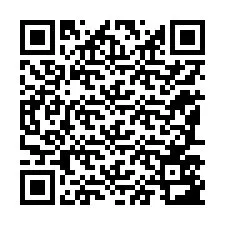 QR Code pour le numéro de téléphone +12187583762