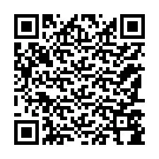 QR Code สำหรับหมายเลขโทรศัพท์ +12187584191