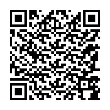 Código QR para número de teléfono +12187584192