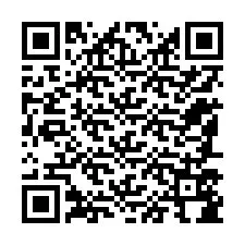 Kode QR untuk nomor Telepon +12187584283