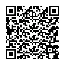 Codice QR per il numero di telefono +12187584452