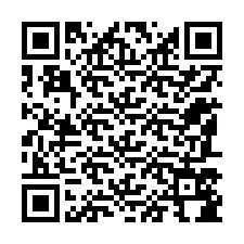 QR-kood telefoninumbri jaoks +12187584453