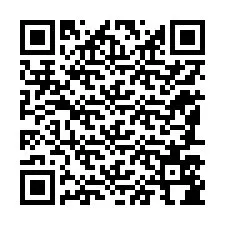 QR-code voor telefoonnummer +12187584582