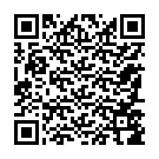 Código QR para número de teléfono +12187586787