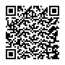 Código QR para número de teléfono +12187587039