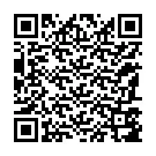 Código QR para número de teléfono +12187587050