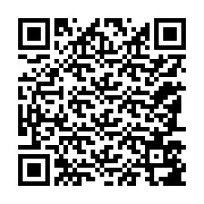 QR-code voor telefoonnummer +12187587599