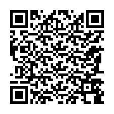 QR-код для номера телефона +12187588986