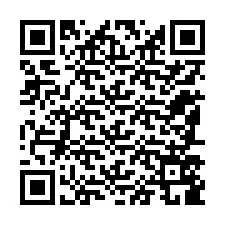 QR код за телефонен номер +12187589693