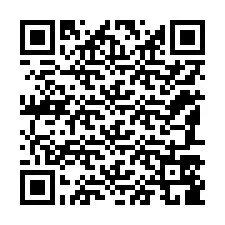 QR-код для номера телефона +12187589801