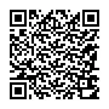 QR Code pour le numéro de téléphone +12187610272