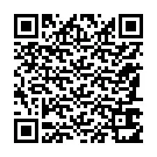 QR код за телефонен номер +12187611886