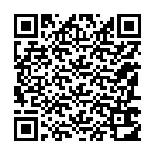 QR код за телефонен номер +12187612253