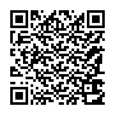 Código QR para número de teléfono +12187612961