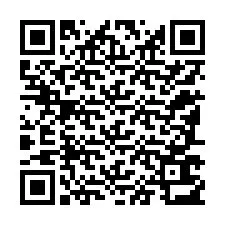 QR-код для номера телефона +12187613368