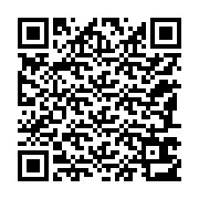 Código QR para número de teléfono +12187613424