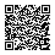 Código QR para número de teléfono +12187613887