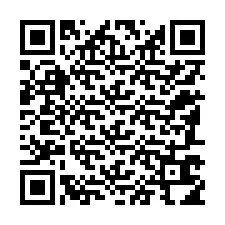 QR код за телефонен номер +12187614018