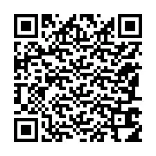 Código QR para número de telefone +12187614036