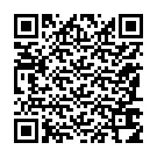 QR код за телефонен номер +12187614966