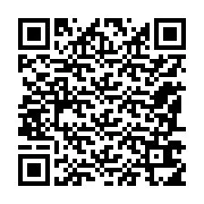 QR Code pour le numéro de téléphone +12187615277